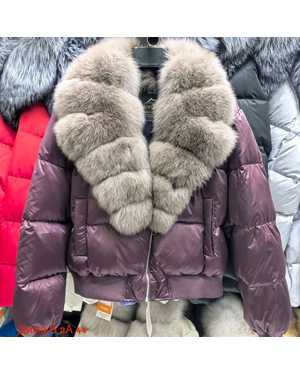 БОМБЕР ТКАНЬ НАТУР МЕХ ПЕСЦА