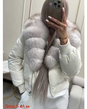 БОМБЕР ТКАНЬ НАТУР МЕХ ПЕСЦА