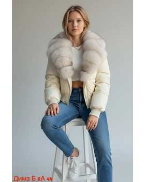 БОМБЕР ТКАНЬ НАТУР МЕХ ПЕСЦА