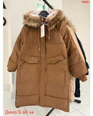 КУРТКА ТКАНЬ НАТУРАЛЬНЫЙ МЕХ, ХОЛОФАЙБЕР ТКАНЬ