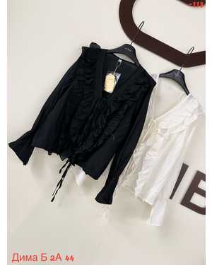 БЛУЗКА ТКАНЬ 95% ХЛОПОК + 5% ПОЛИЭСТЕР