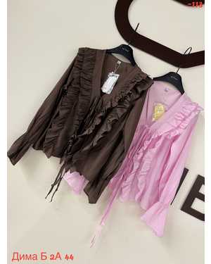 БЛУЗКА ТКАНЬ 95% ХЛОПОК + 5% ПОЛИЭСТЕР