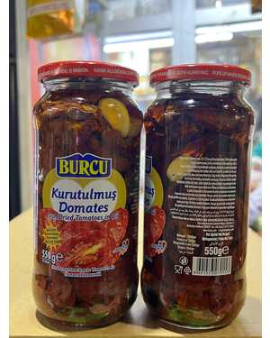 Вяленые помидоры Burcu томаты сушёные в масле Турция 550гр