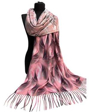 ПАЛАНТИН СОСТАВ: 100% CASHMERE РАЗМЕР: 75*180 CM