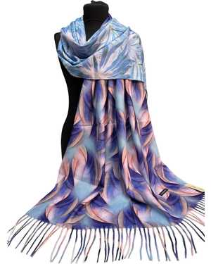 ПАЛАНТИН СОСТАВ: 100% CASHMERE РАЗМЕР: 75*180 CM