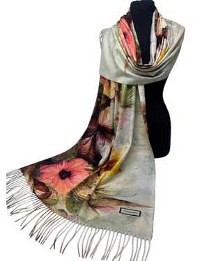 ПАЛАНТИН СОСТАВ: 65% КАШЕМИР, 35% ШЕЛК РАЗМЕР: 70*180 СМ