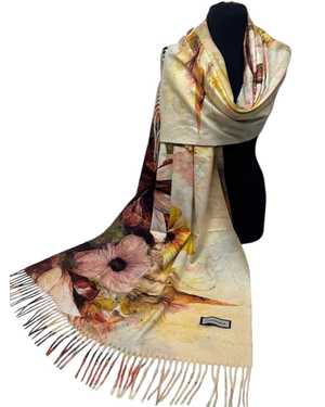 ПАЛАНТИН СОСТАВ: 65% КАШЕМИР, 35% ШЕЛК РАЗМЕР: 70*180 СМ