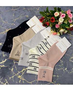 Носки женские Цена за упаковку 10пар Состав: Хлопок 85% Полиамид 10% Лайкра 5% Размер: 36-41