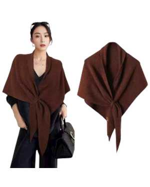 ШАРФ СОСТАВ: 80% ВИСКОЗА; 20% ШЕРСТЬ РАЗМЕР: 180*120*120 CM