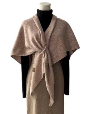 ШАРФ СОСТАВ: 80% ВИСКОЗА; 20% ШЕРСТЬ РАЗМЕР: 180*120*120 CM