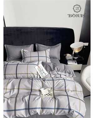 Комплект постельного белья BORIS FM Ткань: Сатин; Состав ткани: Хлопок Плотность ткани: 150 г/м(возможно замена на похожее)