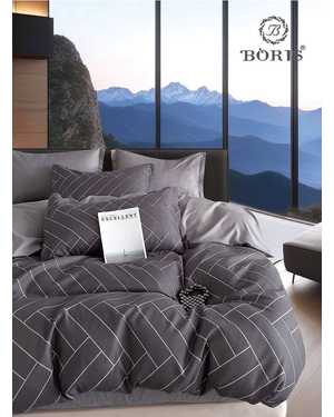 Комплект постельного белья BORIS FM Ткань: Сатин; Состав ткани: Хлопок Плотность ткани: 150 г/м(возможно замена на похожее)