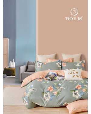 Комплект постельного белья BORIS FM Ткань: Сатин; Состав ткани: Хлопок Плотность ткани: 150 г/м(возможно замена на похожее)
