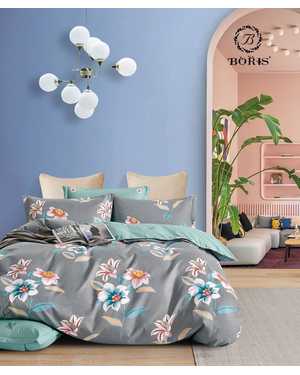 Комплект постельного белья BORIS FM Ткань: Сатин; Состав ткани: Хлопок Плотность ткани: 150 г/м(возможно замена на похожее)