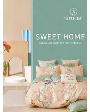 Комплект постельного белья BORIS FM Ткань: Сатин; Состав ткани: Хлопок Плотность ткани: 150 г/м(возможно замена на похожее)