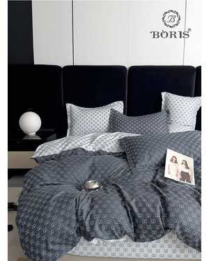 Комплект постельного белья BORIS FM Ткань: Сатин; Состав ткани: Хлопок Плотность ткани: 150 г/м(возможно замена на похожее)