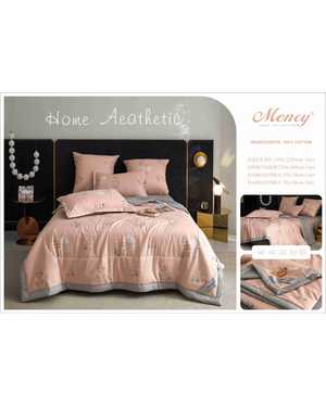 Комплект постельного белья с готовым одеялом. Ткань: Сатин; Наполнитель одеяло: Микрогель & Шелк(возможно замена на похожее)