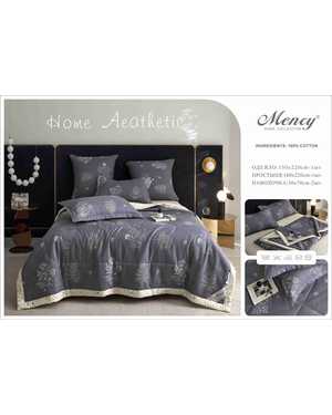 Комплект постельного белья с готовым одеялом. Ткань: Сатин; Наполнитель одеяло: Микрогель & Шелк(возможно замена на похожее)