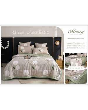 Комплект постельного белья с готовым одеялом. Ткань: Сатин; Наполнитель одеяло: Микрогель & Шелк(возможно замена на похожее)