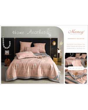 Комплект постельного белья с готовым одеялом. Ткань: Сатин; Наполнитель одеяло: Микрогель & Шелк(возможно замена на похожее)