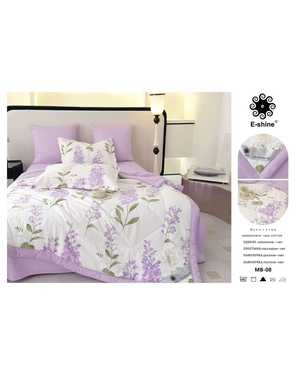 Комплект постельного белья с готовым одеялом Фирма E-shine ткань сатин(возможно замена на похожее)