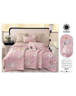 Комплект постельного белья с готовым одеялом Фирма E-shine ткань сатин(возможно замена на похожее)