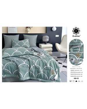 Комплект постельного белья с готовым одеялом Фирма E-shine ткань сатин(возможно замена на похожее)