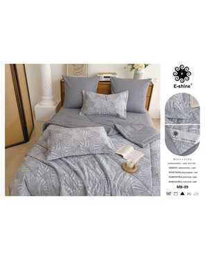 Комплект постельного белья с готовым одеялом Фирма E-shine ткань сатин(возможно замена на похожее)