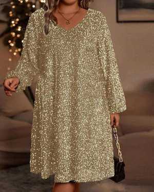 ПЛАТЬЕ ТКАНЬ ВЕЛЮР С ПАЕТКАМИ