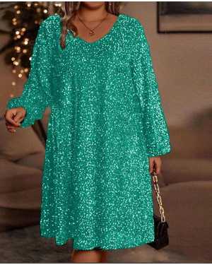 ПЛАТЬЕ ТКАНЬ ВЕЛЮР С ПАЕТКАМИ