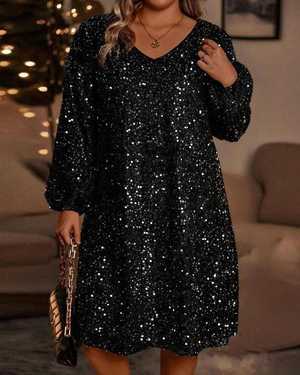 ПЛАТЬЕ ТКАНЬ ВЕЛЮР С ПАЕТКАМИ