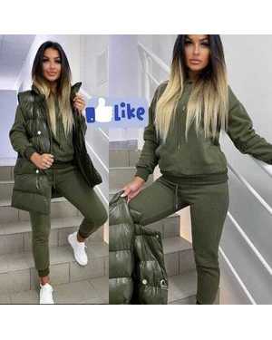 ЖЕНСКИЙ КОСТЮМ ДВОЙКА ТКАНЬ ФЛИС, СИНТЕПОН