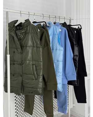 ЖЕНСКИЙ КОСТЮМ ДВОЙКА ТКАНЬ ФЛИС, СИНТЕПОН