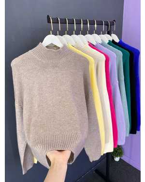 СВИТЕР ТКАНЬ КАШЕМИР ВЯЗАНЫЙ