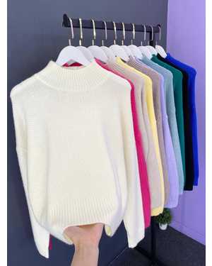 СВИТЕР ТКАНЬ КАШЕМИР ВЯЗАНЫЙ