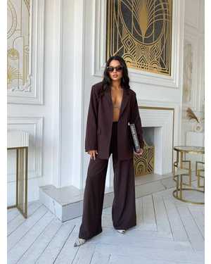 ЖЕНСКИЙ КОСТЮМ ДВОЙКА ТКАНЬ МИЛАНА