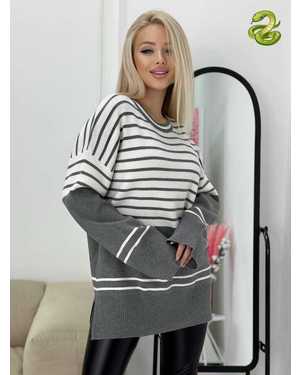 СВИТЕР ТКАНЬ ВЯЗАННЫЙ КАШЕМИР + ЛАПША