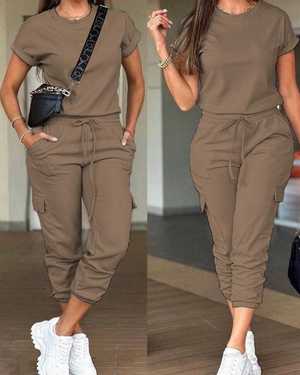 ЖЕНСКИЙ КОСТЮМ ДВОЙКА ТКАНЬ ТРИКОТАЖ