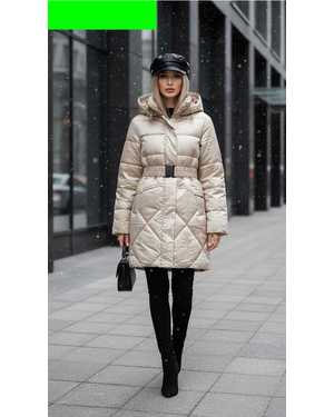 УТЕПЛЁННЫЙ КУРТКА ТКАНЬ ХОЛОФАЙБЕР