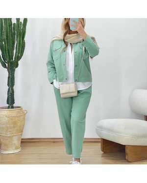 ЖЕНСКИЙ КОСТЮМ ТРОЙКА ТКАНЬ ХЕБЕ ФУТБОЛКА ЛАЙТ