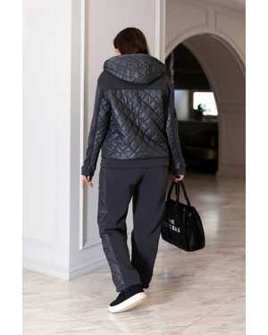 ЖЕНСКИЙ КОСТЮМ ДВОЙКА ТКАНЬ ВЕРХА СИНТЕПОН НА ПОДКЛАДОМ, ШТАНЫ НА ФЛИСЕ