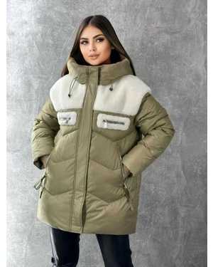 УТЕПЛЁННЫЙ КУРТКА ТКАНЬ ХОЛОФАЙБЕР