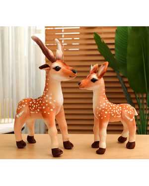 ОЛЕНЬ 30-35 СМ МАТЕРИАЛ: ПЛЮШЕВЫЙ