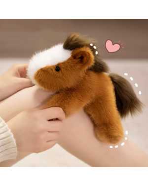 ШАРИКАМИ ЛОШАДЬ 18 СМ МАТЕРИАЛ: ПЛЮШЕВЫЙ