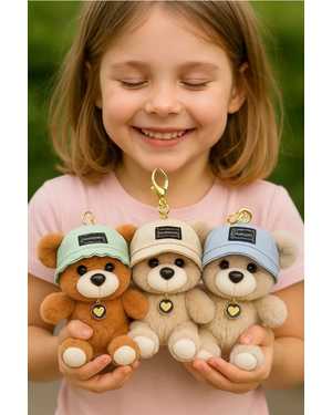 МИШКА БРЕЛОК 15 СМ МАТЕРИАЛ: ПЛЮШЕВЫЙ