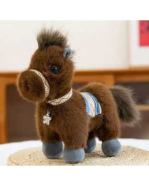 ЛОШАДКА 20-20 СМ МАТЕРИАЛ: ПЛЮШЕВЫЙ