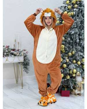 Кигуруми лев материал велсофт Размер S(140-150см), М(150-160см),L(160-170см),XL(175-185 см)