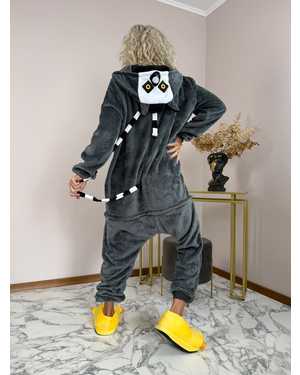 Кигуруми лемур материал велсофт Размер S(140-150 см) , М(150-160см), L(160-170 см), XL(175-185см)