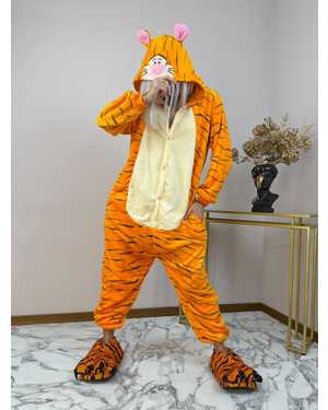 Кигуруми тигр материал велсофт