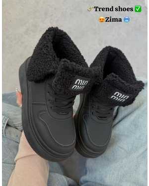 Женские кроссовки на зиму в размер